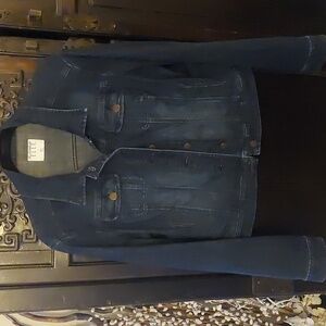 Elle denim dark wash jacket